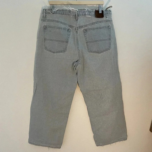 Vintage Ralph Lauren Polo Jeans Co Wide Leg Y2K Skate Destroyed 36x26 Loose Fit - Picture 1 of 13